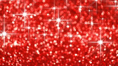 Stock graphic of red sparkles/glitter bokeh effect